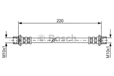 Bosch Bremsschlauch [Hersteller-Nr. 1987481132] für Toyota von Bosch