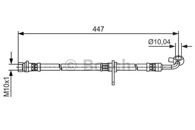 Bosch Bremsschlauch [Hersteller-Nr. 1987481511] für Honda von Bosch