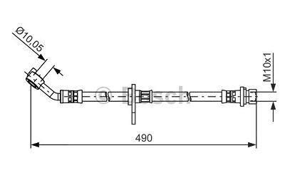 Bosch Bremsschlauch [Hersteller-Nr. 1987481521] für Honda von Bosch