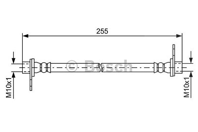 Bosch Bremsschlauch [Hersteller-Nr. 1987481586] für Mitsubishi von Bosch