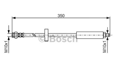 Bosch Bremsschlauch [Hersteller-Nr. 1987476520] für Peugeot von Bosch