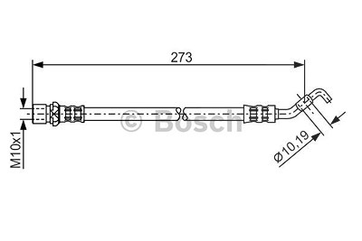 Bosch Bremsschlauch [Hersteller-Nr. 1987476270] für Toyota von Bosch