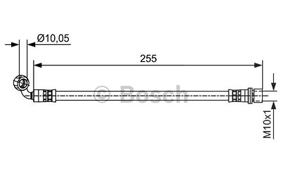 Bosch Bremsschlauch [Hersteller-Nr. 1987481647] für Lexus, Toyota von Bosch