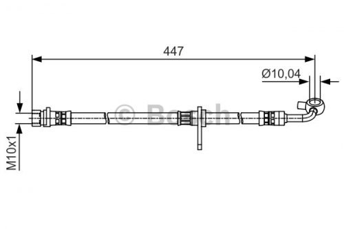 Bosch Bremsschlauch (1 987 481 511) von Bosch