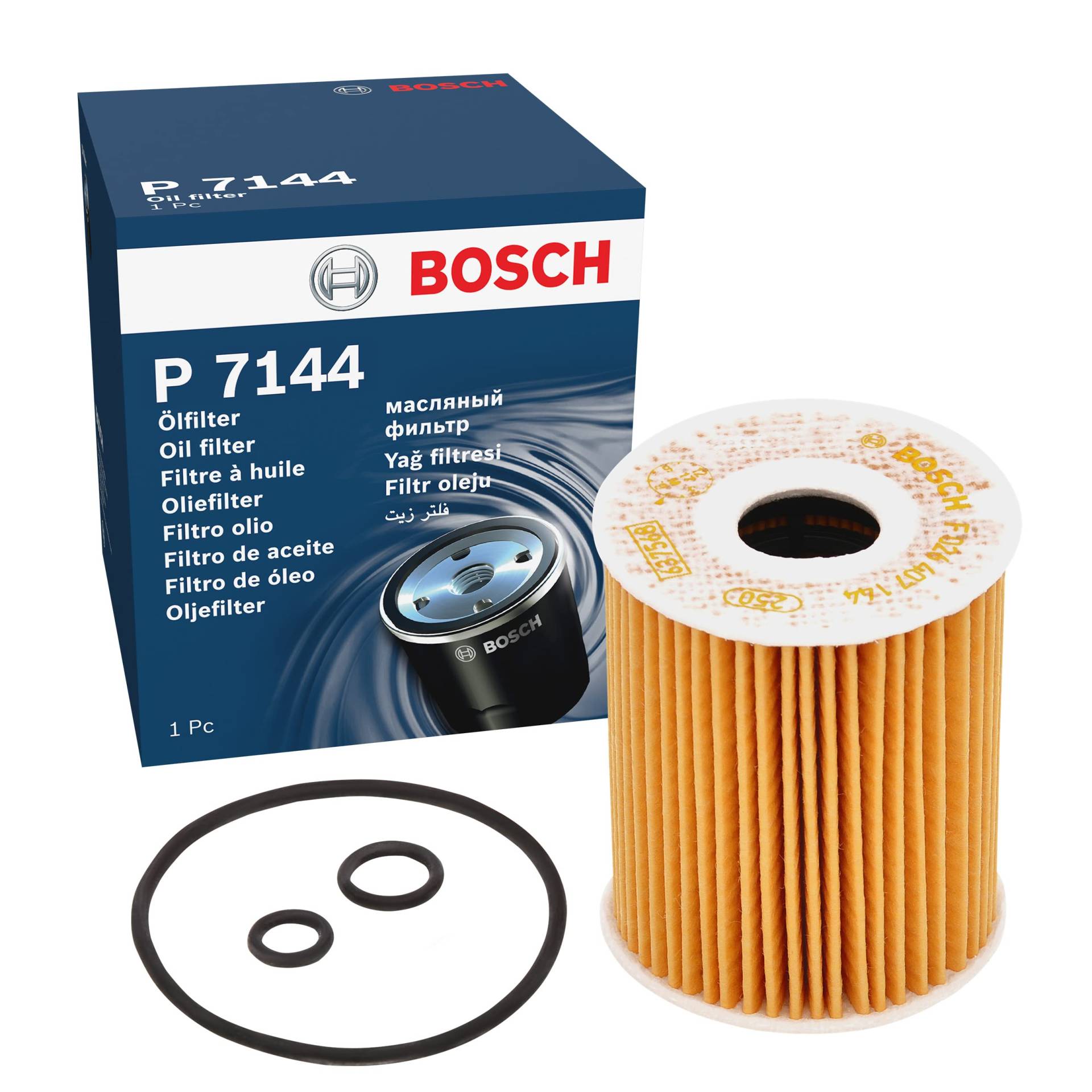 Bosch Automotive P7144 - Ölfilter Auto von Bosch