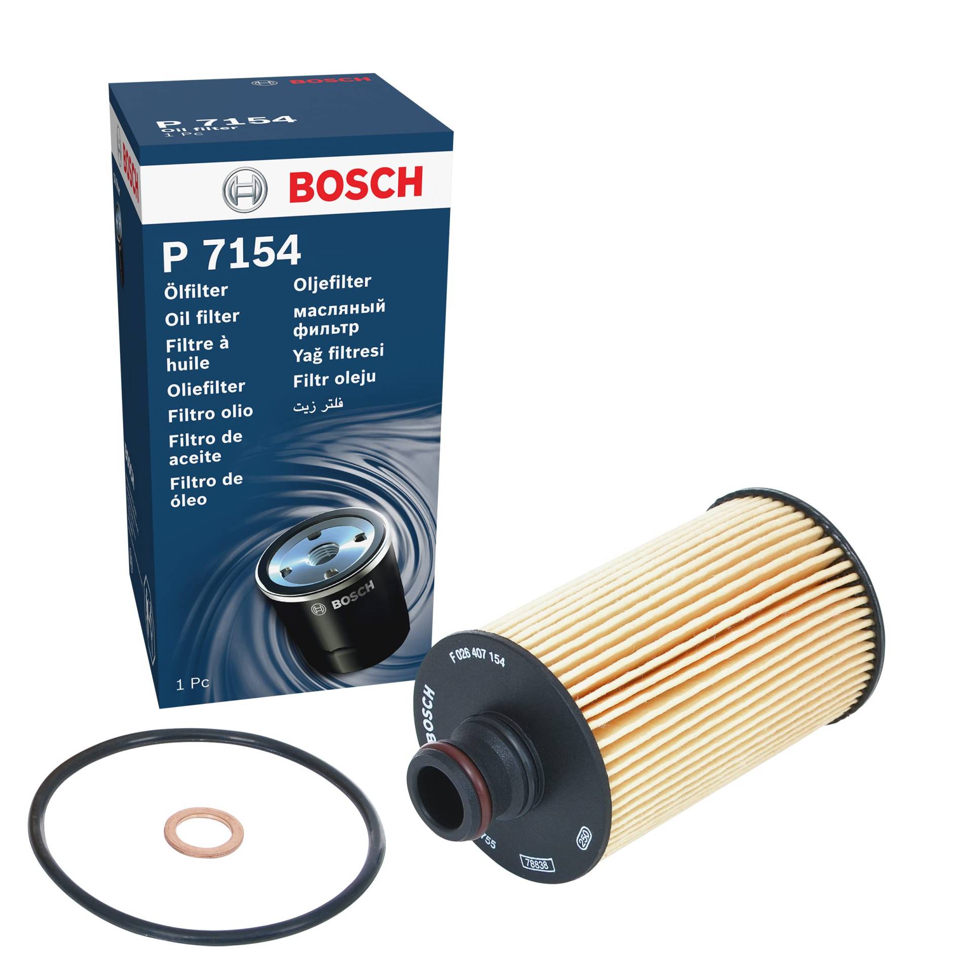 Bosch Automotive P7154 - Ölfilter Auto von Bosch