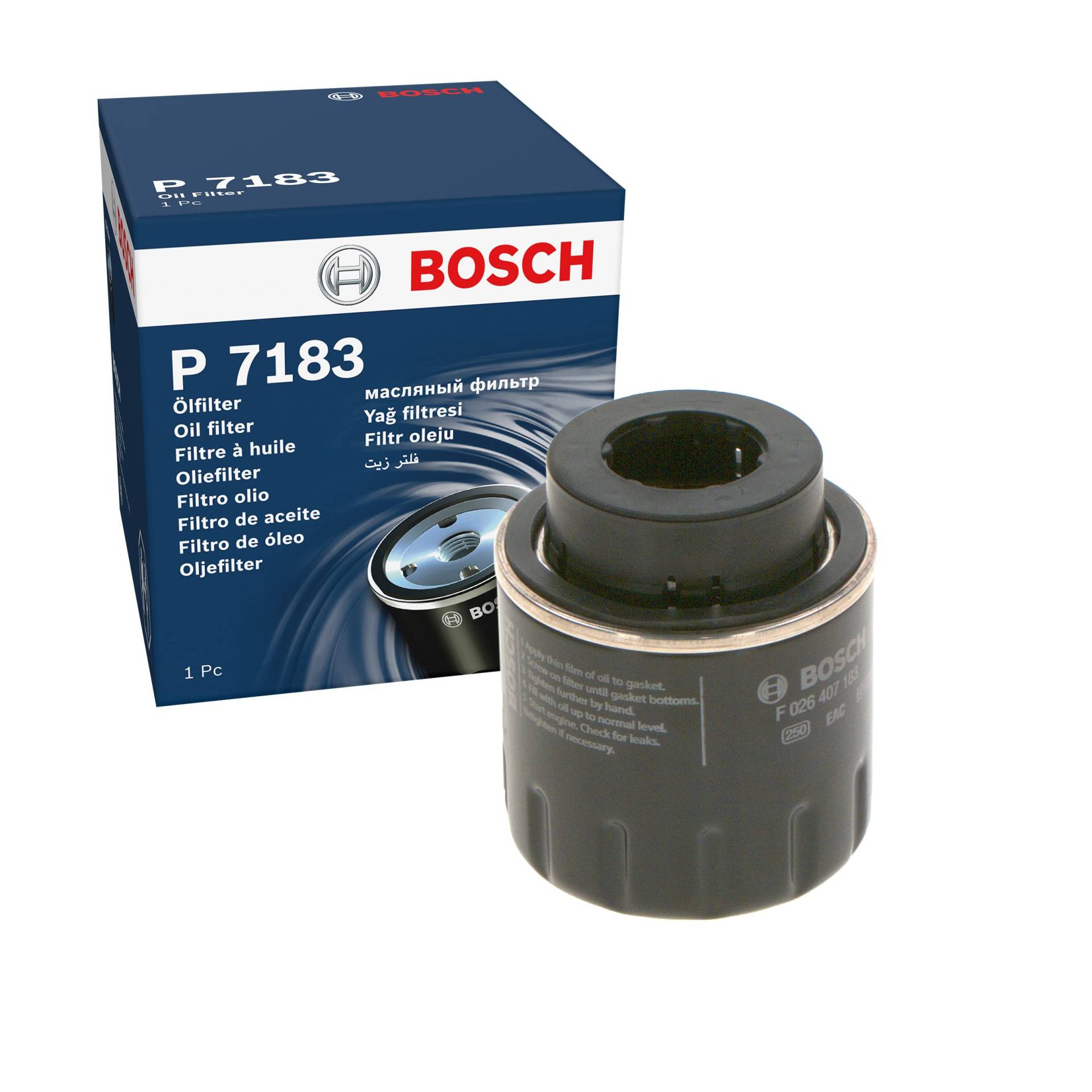 Bosch Automotive P7183 - Ölfilter Auto von Bosch