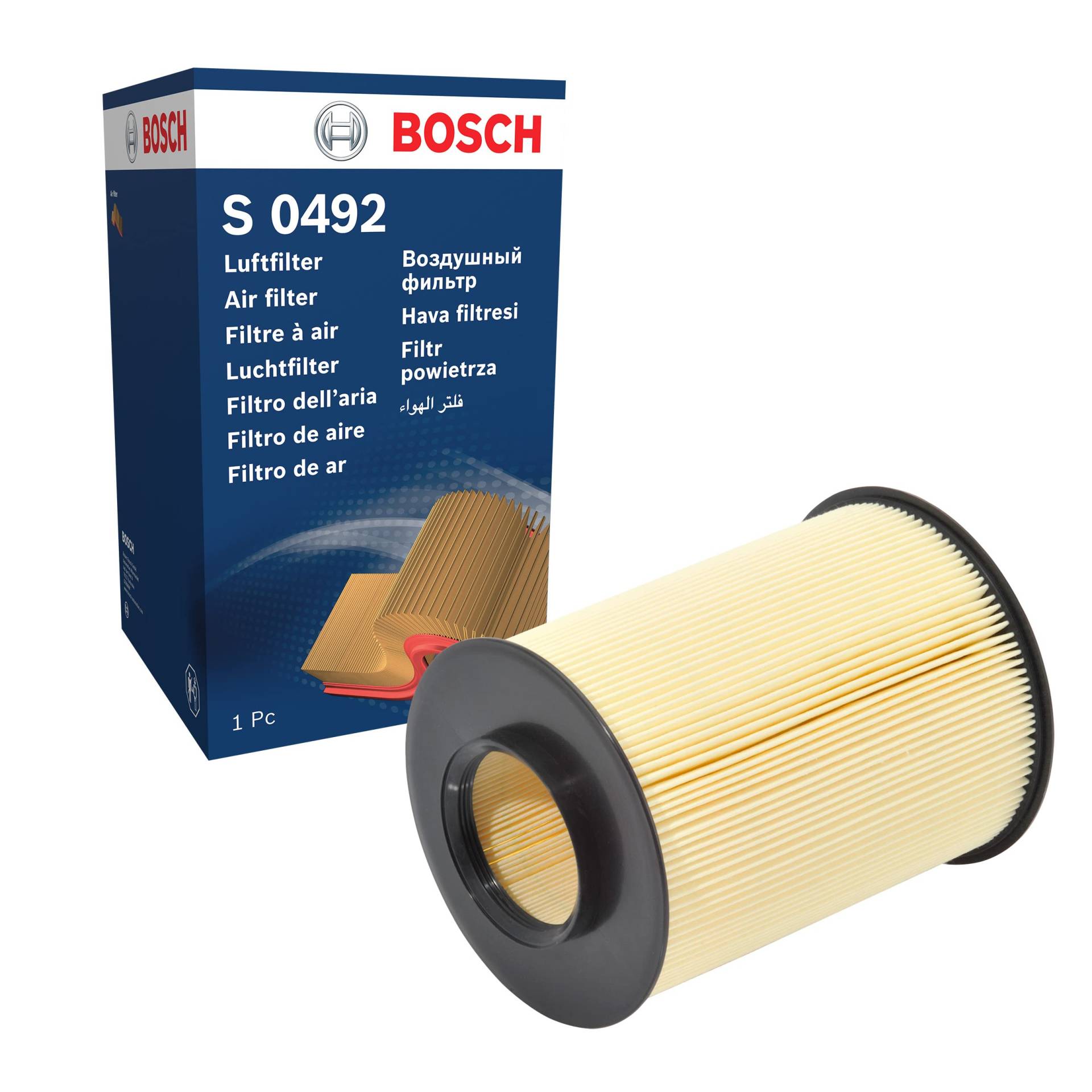 Bosch Automotive S0492 - Luftfilter Auto von Bosch