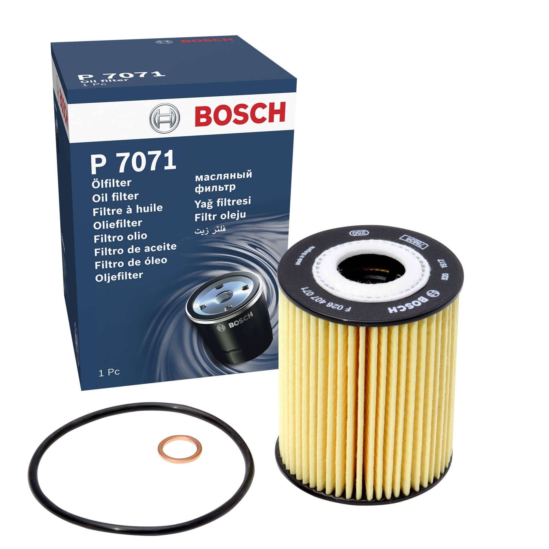 Bosch Automotive P7071 - Ölfilter Auto von Bosch Automotive