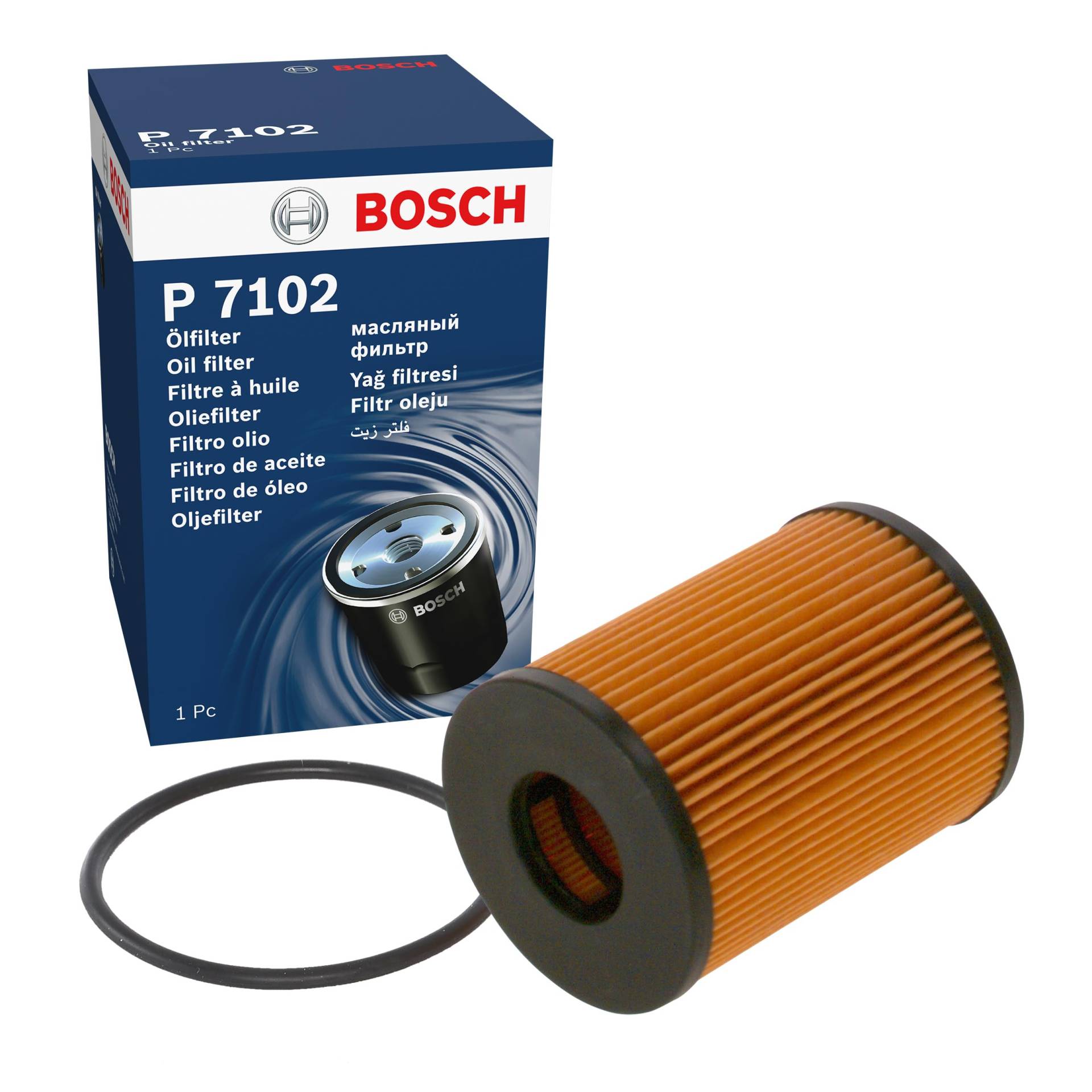 Bosch Automotive P7102 - Ölfilter Auto von Bosch Automotive