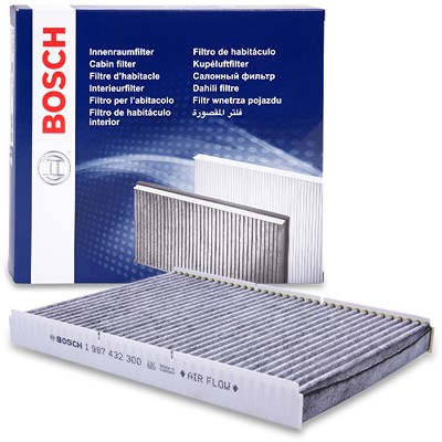 Bosch Filter, Innenraumluft [Hersteller-Nr. 1987432300] für Audi, Skoda, VW von Bosch