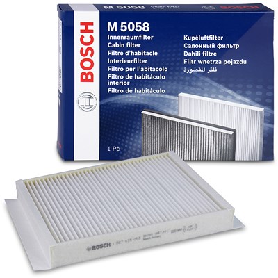 Bosch Filter, Innenraumluft [Hersteller-Nr. 1987435058] für Mercedes-Benz von Bosch