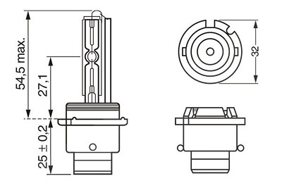 Bosch Glühlampe, Fernscheinwerfer [Hersteller-Nr. 1987302914] von Bosch