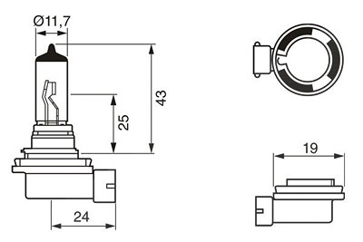 Bosch Glühlampe [Hersteller-Nr. 1987302481] von Bosch