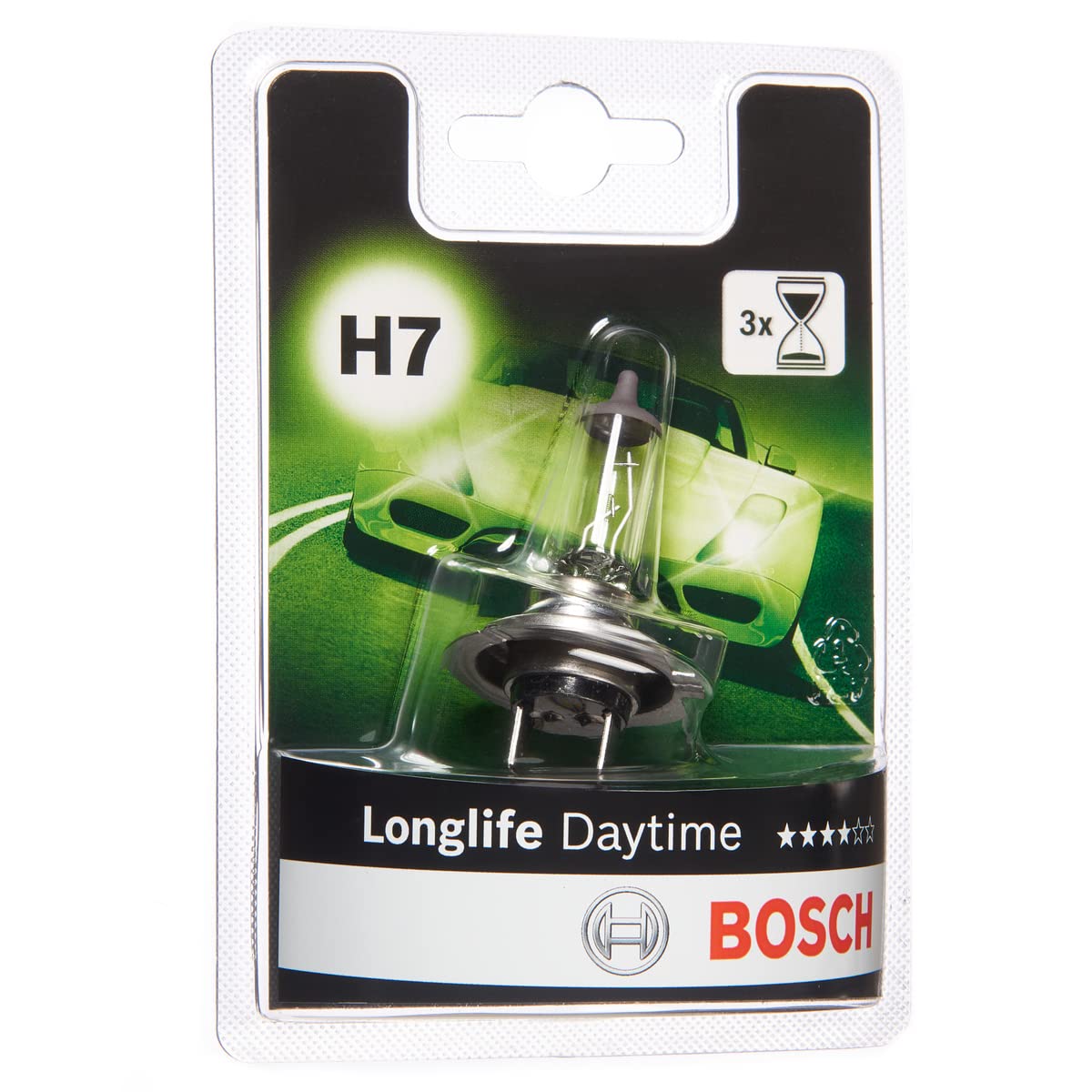 Bosch H7 Longlife Daytime Lampe - 12 V 55 W PX26d - 1 Stück von Bosch Automotive