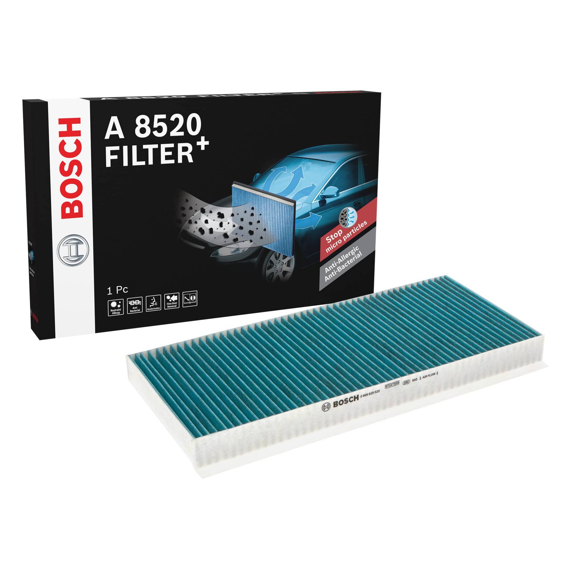 Bosch Automotive A8520 - Innenraumfilter Filter+ von Bosch