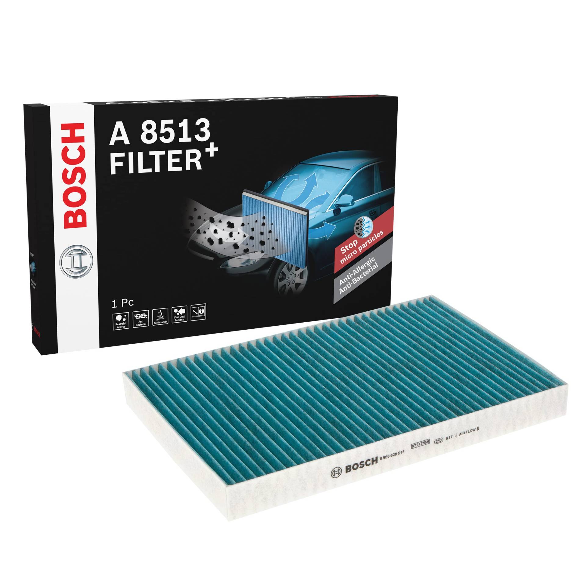 Bosch A8513 - Innenraumfilter Filter+ von Bosch