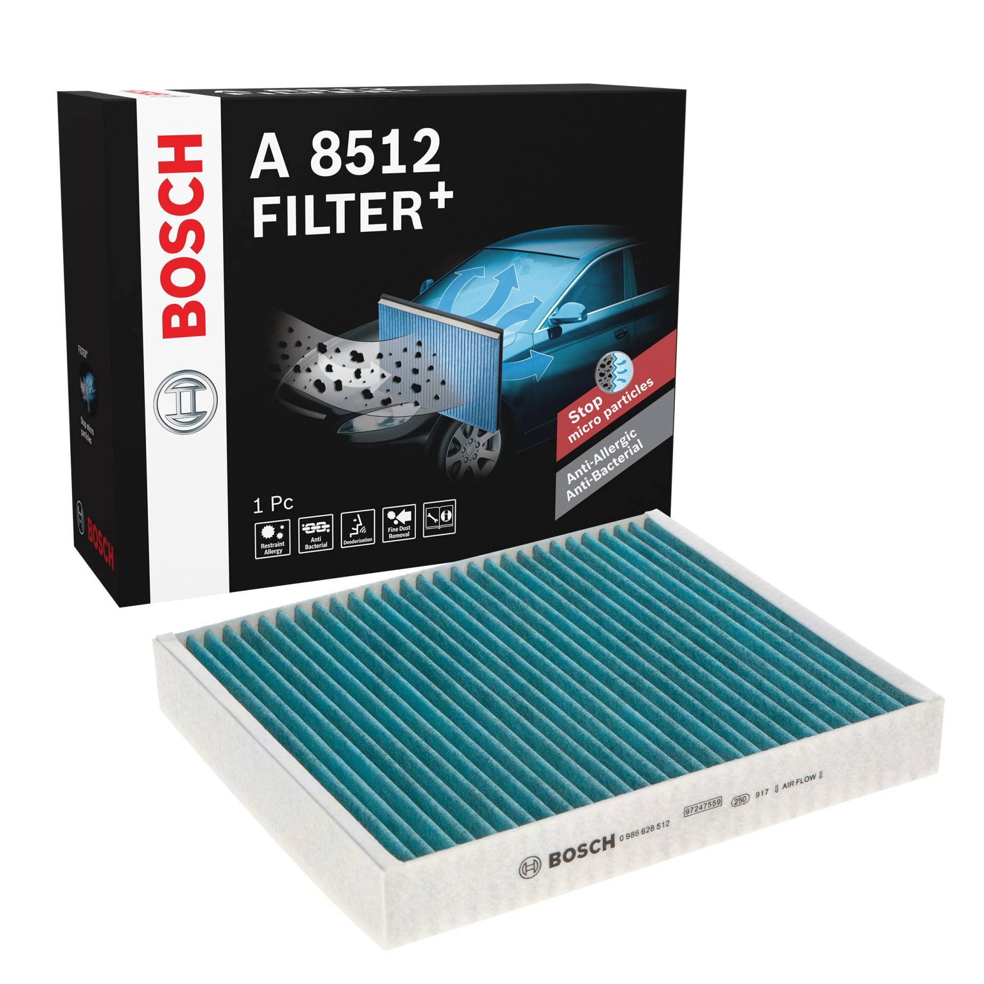 Bosch A8512 - Innenraumfilter Filter+ von Bosch