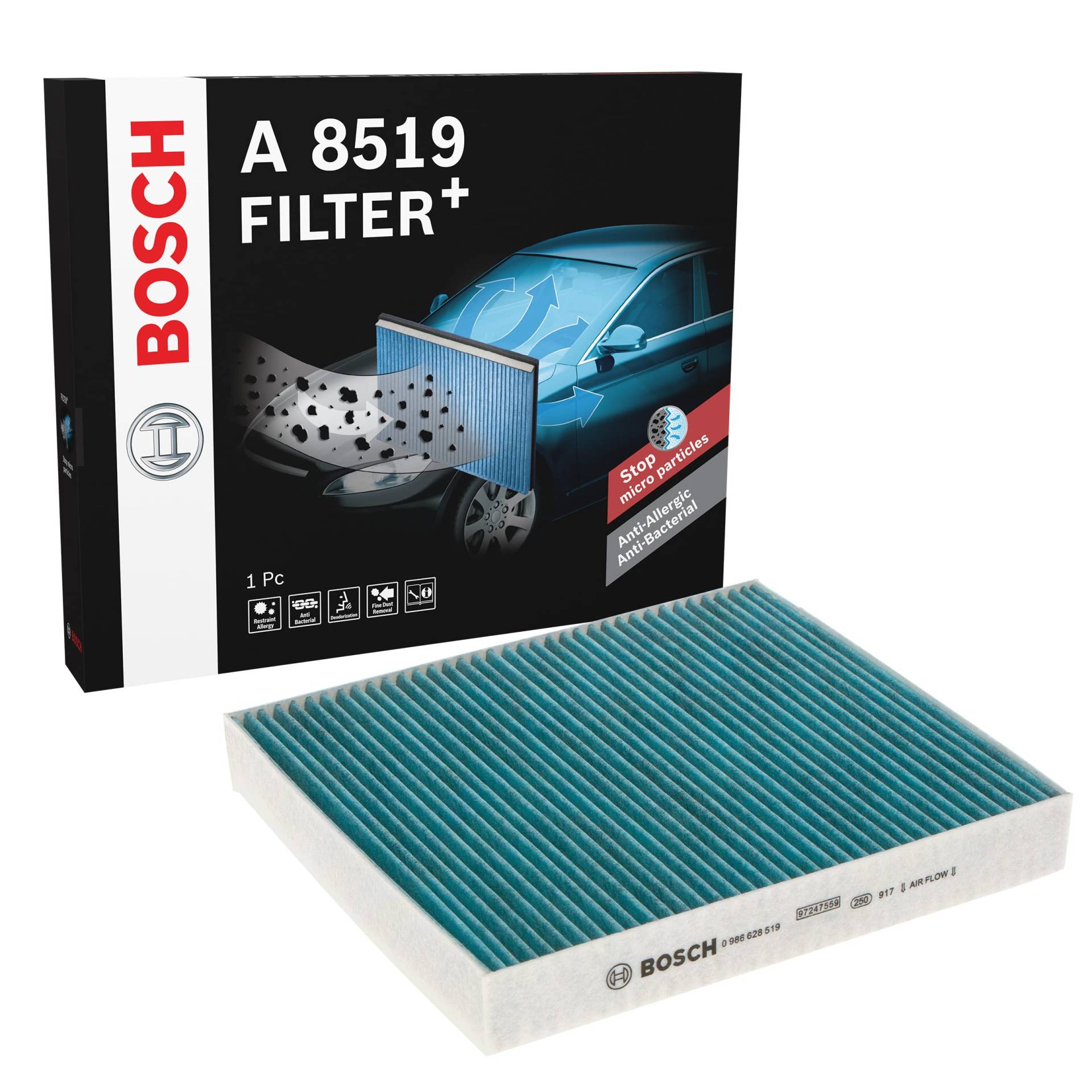 Bosch A8519 - Innenraumfilter Filter+ von Bosch Automotive