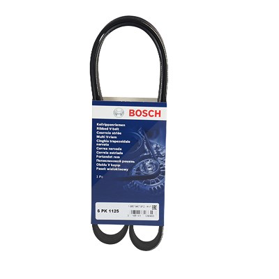 Bosch Keilrippenriemen [Hersteller-Nr. 1987947972] für Audi, Citroën, Honda, Lada, Mercedes-Benz, Nissan, Opel, Peugeot, Renault, Seat, Skoda, VW von Bosch