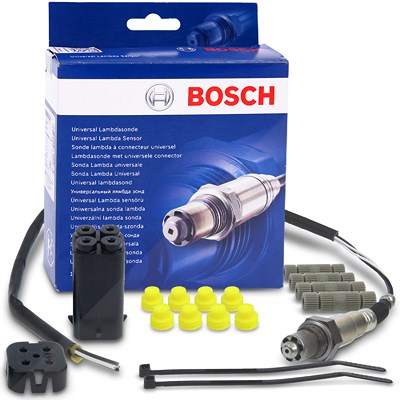 Bosch Lambdasonde [Hersteller-Nr. 0258986615] für Alfa Romeo, Audi, Abarth, Bentley, Citroën, Chrysler, Fiat, Dodge, Ford, Ferrari, Geely, Dacia, Ivec von Bosch