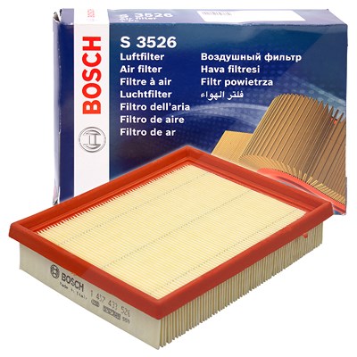 Bosch Luftfilter [Hersteller-Nr. 1457433526] für Peugeot, Citroën von Bosch