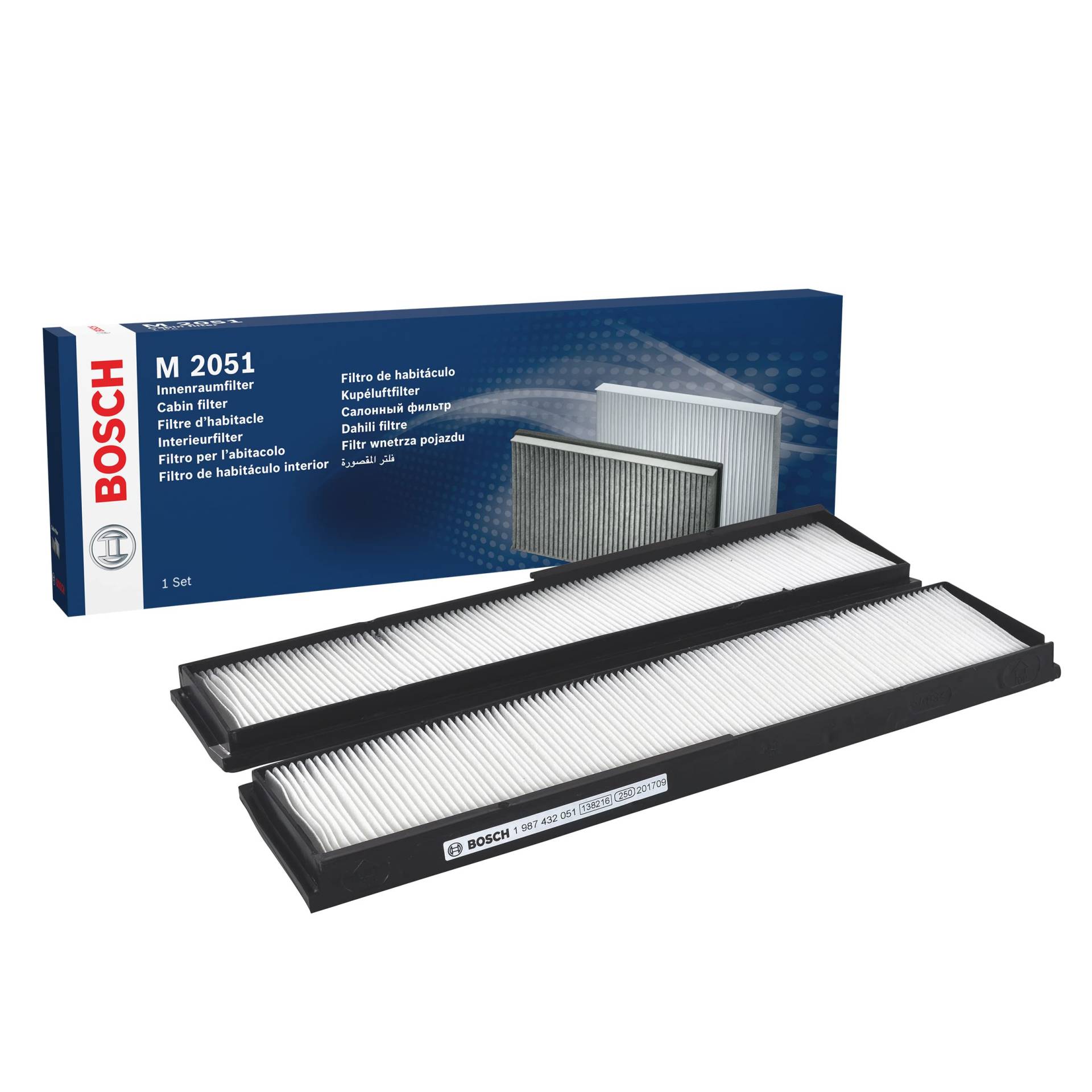 Bosch Automotive M2051 - Innenraumfilter Standard von Bosch