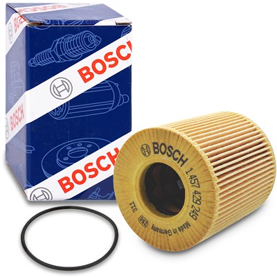 Bosch Ölfilter [Hersteller-Nr. 1457429249] für Ford, Toyota, Volvo, Ds, Land Rover, Opel, Citroën, Mitsubishi, Lancia, Fiat, Mini, Peugeot, Jaguar von Bosch