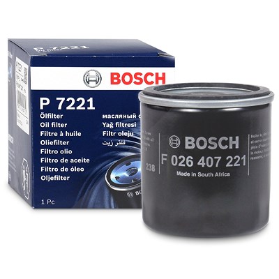 Bosch Ölfilter [Hersteller-Nr. F026407221] für Citroën, Toyota, Peugeot, Lexus von Bosch