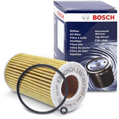 Bosch Ölfilter [Hersteller-Nr. 1457437002] für Opel, Saab von Bosch