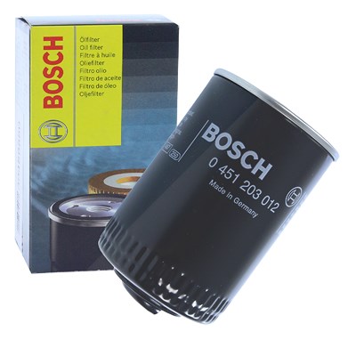 Bosch Ölfilter [Hersteller-Nr. 0451203012] für Audi, Seat, Volvo, VW von Bosch