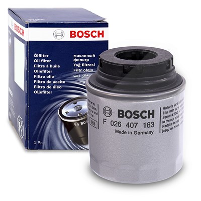 Bosch Ölfilter [Hersteller-Nr. F026407183] für VW, Seat, Skoda, Audi von Bosch