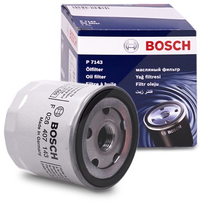 Bosch Ölfilter [Hersteller-Nr. F026407143] für Skoda, VW, Audi, Seat von Bosch