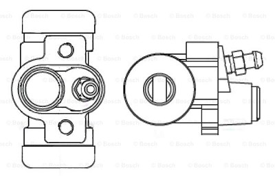 Bosch Radbremszylinder [Hersteller-Nr. F026002384] für Suzuki von Bosch