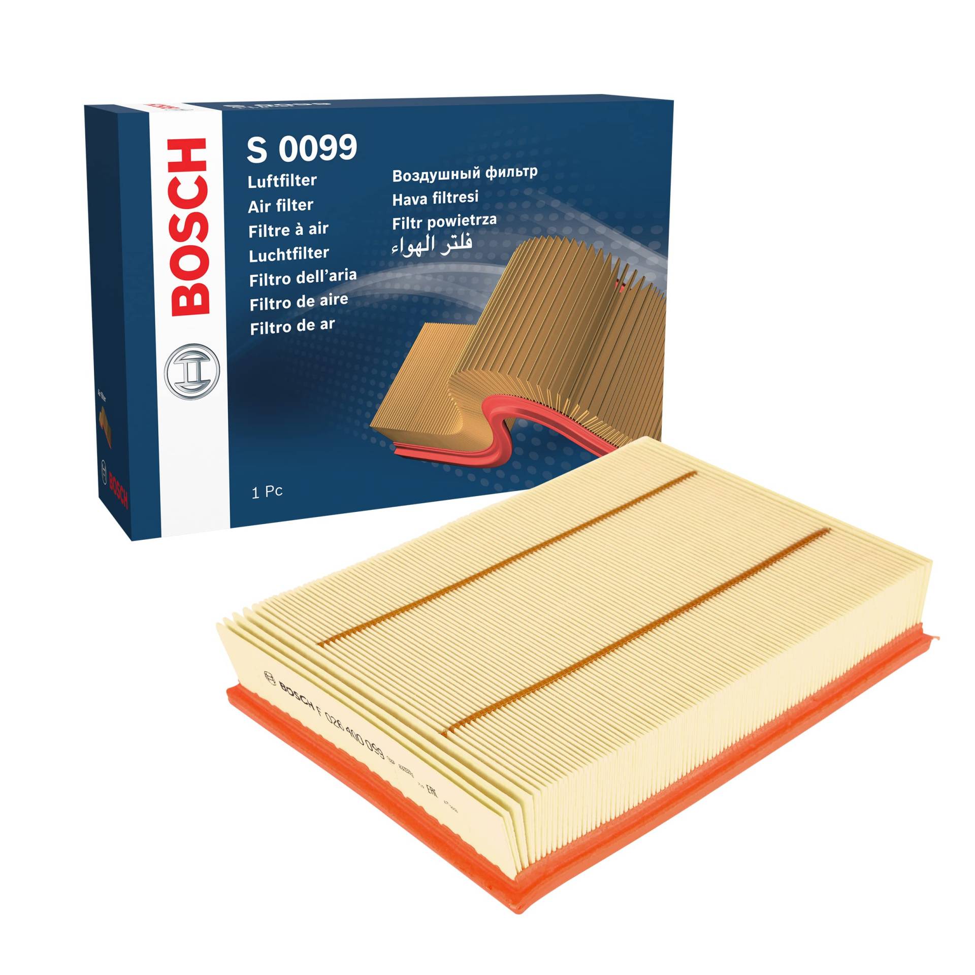 Bosch Automotive S0099 - Luftfilter Auto von Bosch