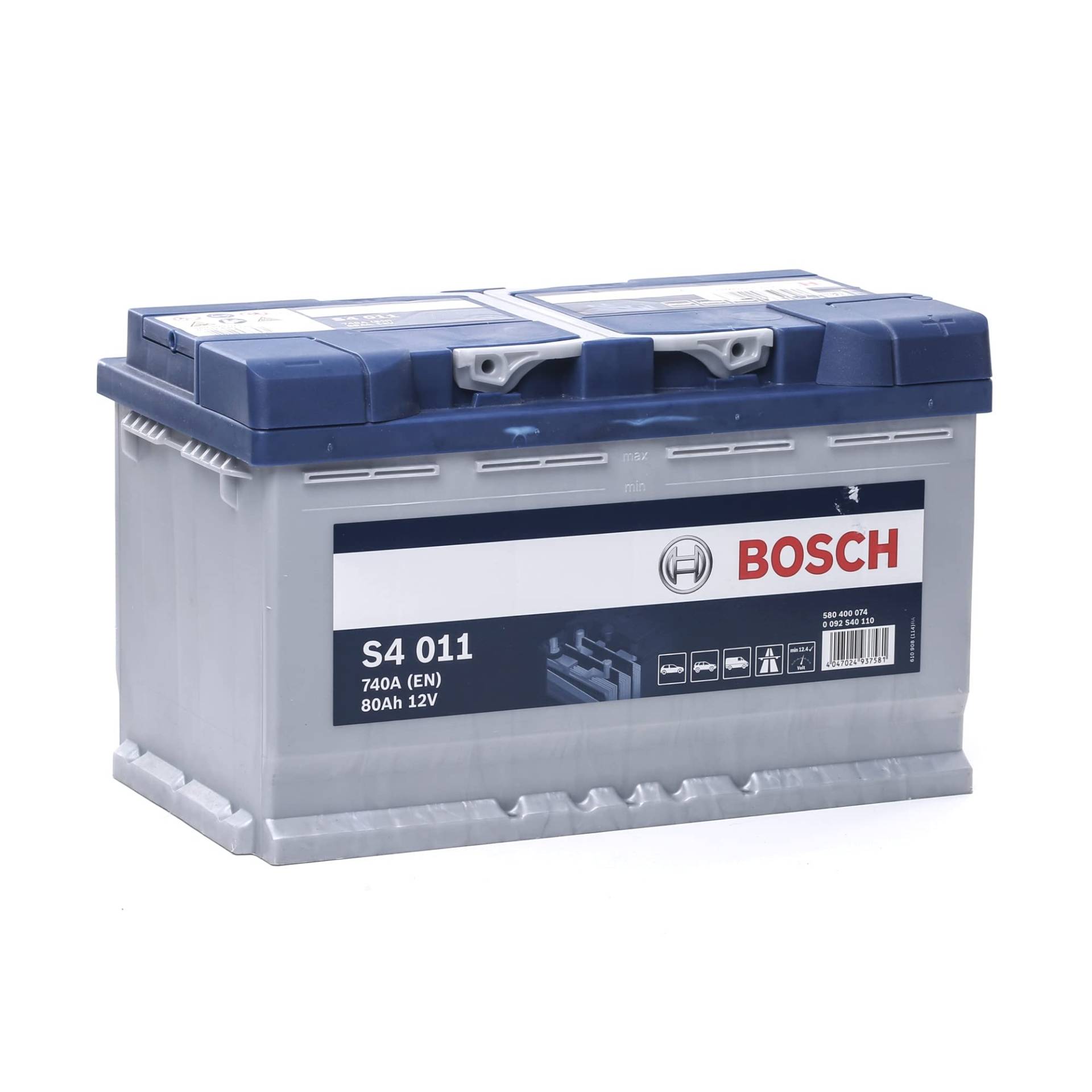 Bosch S4 S4011 Starterbatterie 80Ah/740A von Bosch