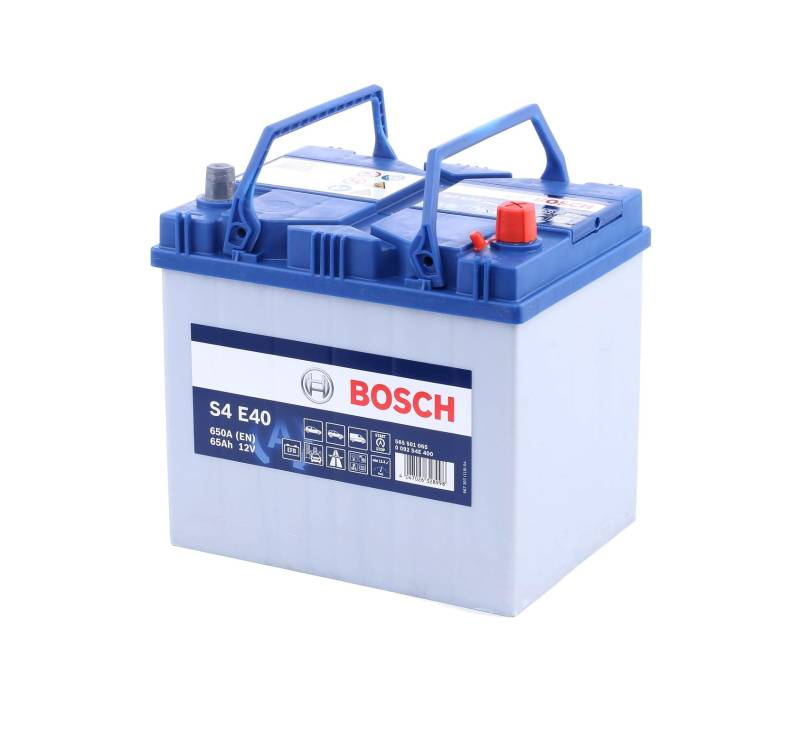 Bosch S4E40 - Autobatterie - 65A/h - 650A - EFB-Technologie - angepasst für Fahrzeuge mit Start/Stopp-System von Bosch