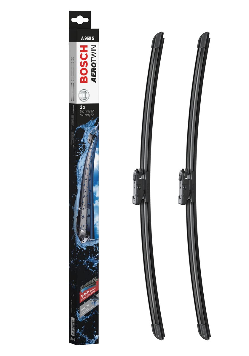 Bosch Scheibenwischer Aerotwin A969S, Länge: 550mm/550mm − Set für Frontscheibe von Bosch