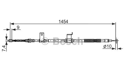 Bosch Seilzug, Feststellbremse [Hersteller-Nr. 1987482294] für Chevrolet, Opel von Bosch