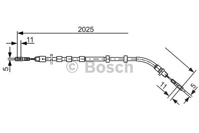 Bosch Seilzug, Feststellbremse [Hersteller-Nr. 1987477903] für Mercedes-Benz von Bosch