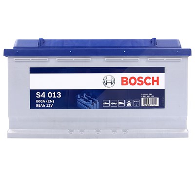 Bosch Starterbatterie S4 013 95Ah 800A 12V [Hersteller-Nr. 0092S40130] für BMW, Aston Martin, Alpina, Chrysler, Audi, Alfa Romeo, Bentley, Chevrolet, von Bosch