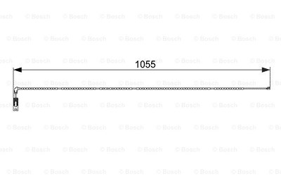 Bosch Warnkontakt, Bremsbelagverschleiß [Hersteller-Nr. 1987473001] für BMW von Bosch