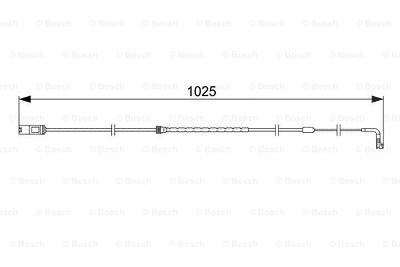 Bosch Warnkontakt, Bremsbelagverschleiß [Hersteller-Nr. 1987473026] für BMW von Bosch