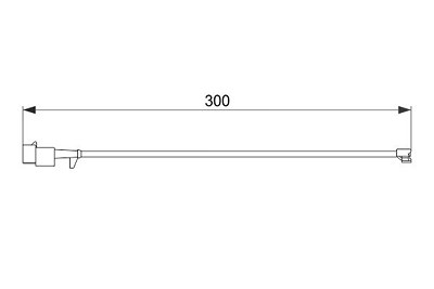 Bosch Warnkontakt, Bremsbelagverschleiß [Hersteller-Nr. 1987474576] für Iveco von Bosch
