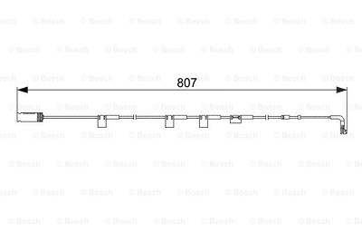 Bosch Warnkontakt, Bremsbelagverschleiß [Hersteller-Nr. 1987473058] für Mini von Bosch