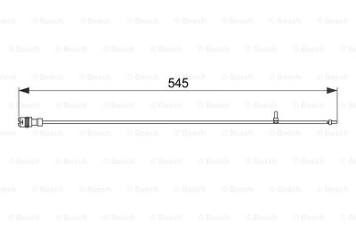 Bosch Warnkontakt, Bremsbelagverschleiß [Hersteller-Nr. 1987474561] für Porsche von Bosch