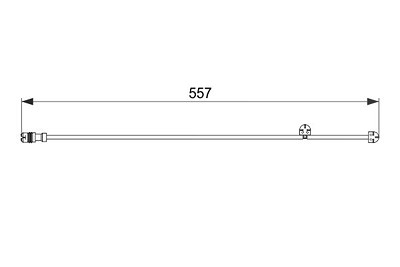Bosch Warnkontakt, Bremsbelagverschleiß [Hersteller-Nr. 1987474555] für Porsche von Bosch