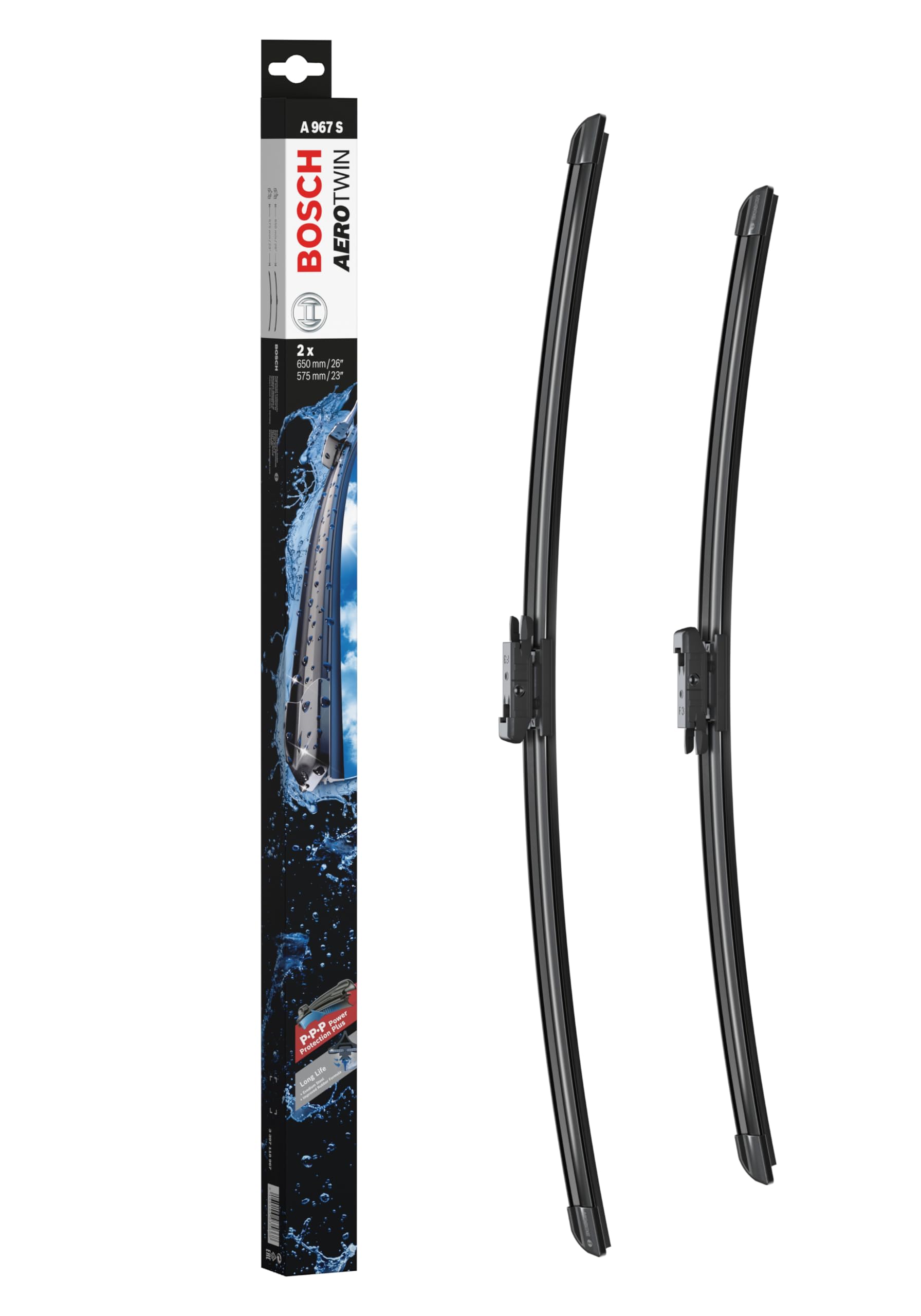 Bosch , Scheibenwischer Aerotwin A967S, Länge: 650mm/575mm – Set für Frontscheibe von Bosch