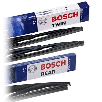 Bosch Wischer vorne +hinten für BMW von Bosch