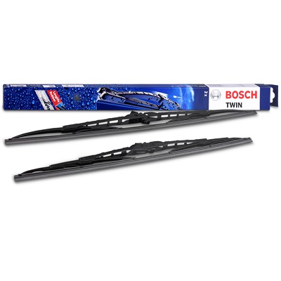 Bosch Wischerblatt Twin 502 [Hersteller-Nr. 3397118563] für Citroën, Gm Korea, Honda, Hyundai, Mazda, Mg, Mitsubishi, Nissan, Opel, Peugeot, Proton, R von Bosch